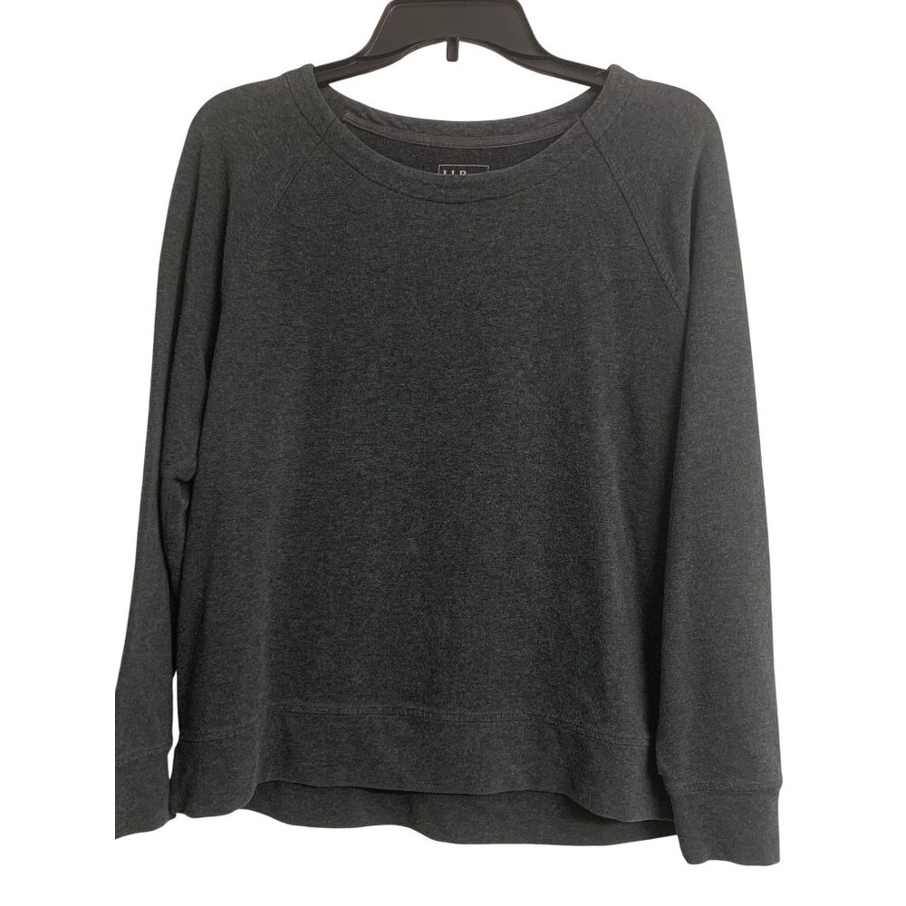 L.L. Bean M/P Gray Outdoor Soft Cotton Winter Pullover Sweatshirt